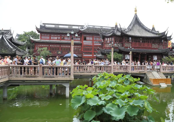 Yu Garden, China - Shanghai juli 16 2015 — Stockfoto