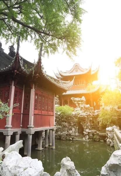 Chinese binnenplaats park — Stockfoto