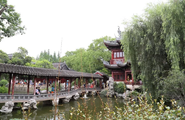 Chinese binnenplaats park — Stockfoto