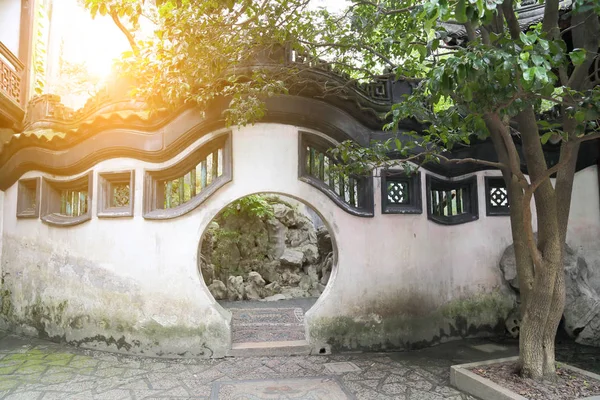 Chinese courtyard park — Stock Photo, Image