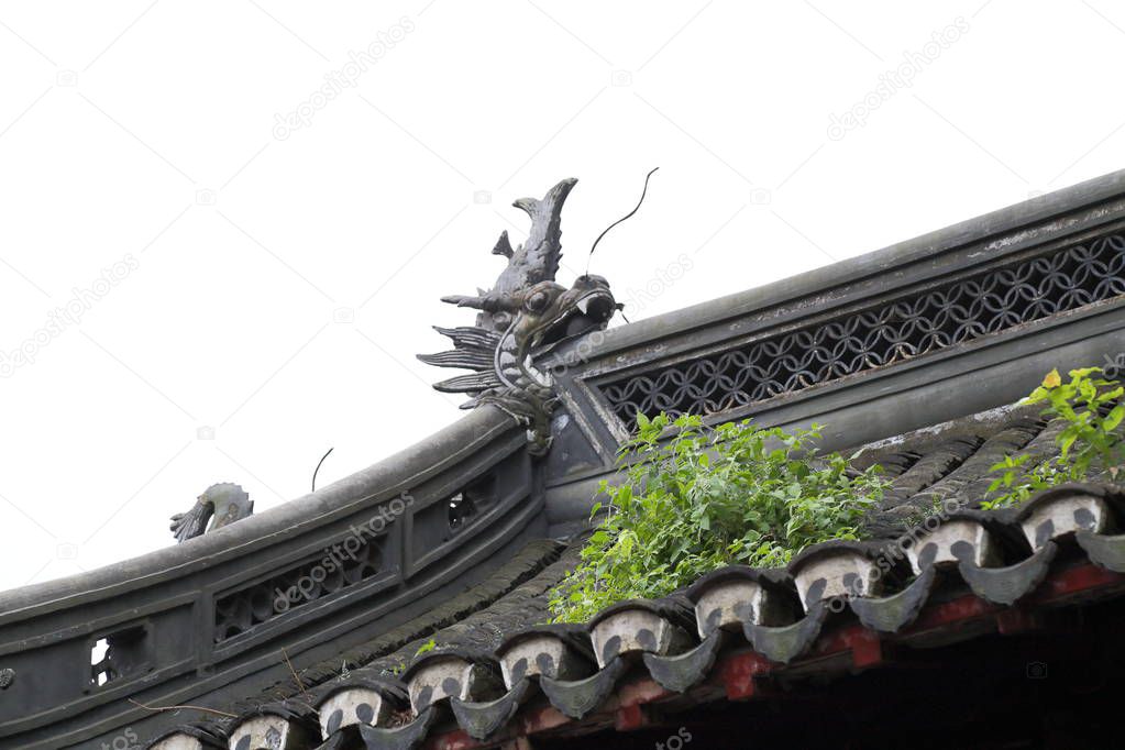 The roof of ancient Chinese Architecture