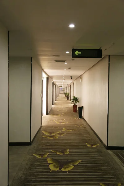 Готель коридор — стокове фото