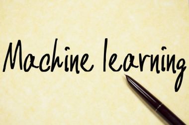 Metin yazma kağıt üzerinde öğrenme makine 