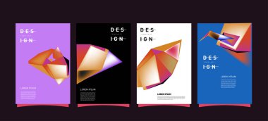 Trendy geometrik öğeleri memphis tebrik kartları tasarımı. Retro tarzı doku, desen ve öğeleri. Retro soyut desen poster ve kapak tasarım şablonu için yaz tatil sezonu.