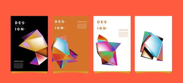 Trendige geometrische Elemente prägen das Design der Grußkarten. Textur, Muster und Elemente im Retrostil. Retro abstrakte Muster Poster und Cover-Design-Vorlage für die Sommerferienzeit. — Stockvektor