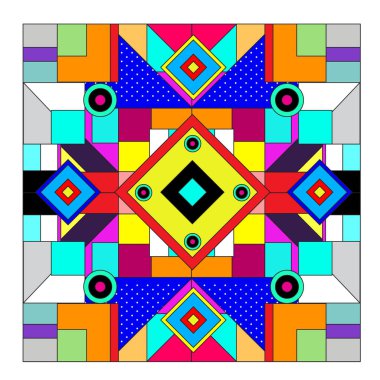 Trendy geometrik vektör çizim öğeleri ve soyut renkli dokular ile. Yaz tatil için poster, kart, broşür ve tanıtım şablon tasarlayın. Moda sanat baskı ve arka plan.