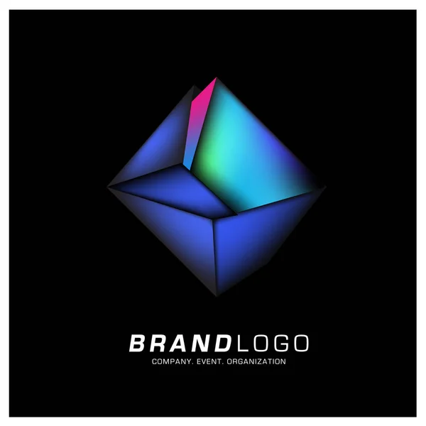 Διάνυσμα Απλή Γεωμετρική Λογότυπο Του Σχεδιασμού — Διανυσματικό Αρχείο