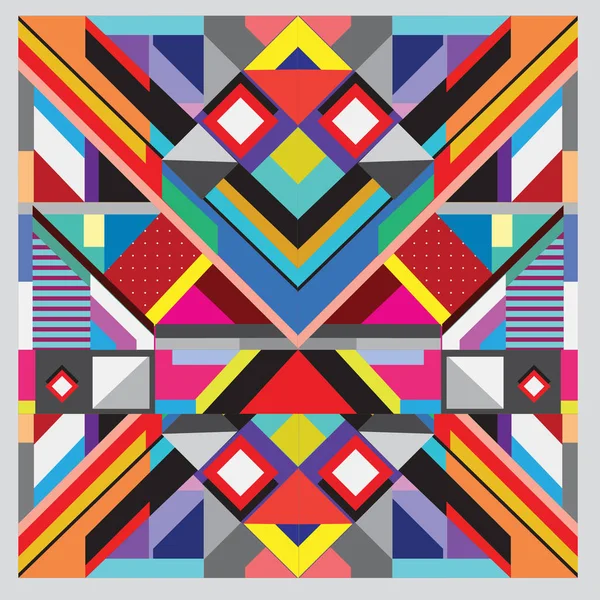 Trendy geometrik vektör çizim öğeleri ve soyut renkli dokular ile. Yaz tatil için poster, kart, broşür ve tanıtım şablon tasarlayın. Moda sanat baskı ve arka plan.