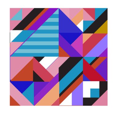 Trendy geometrik kaleydoskop öğeleri memphis tebrik kartları tasarımı. Retro tarzı doku, desen ve öğeleri. Modern soyut tasarım poster ve kapak şablonu