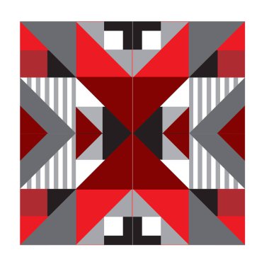 Trendy geometrik kaleydoskop öğeleri memphis tebrik kartları tasarımı. Retro tarzı doku, desen ve öğeleri. Modern soyut tasarım poster ve kapak şablonu