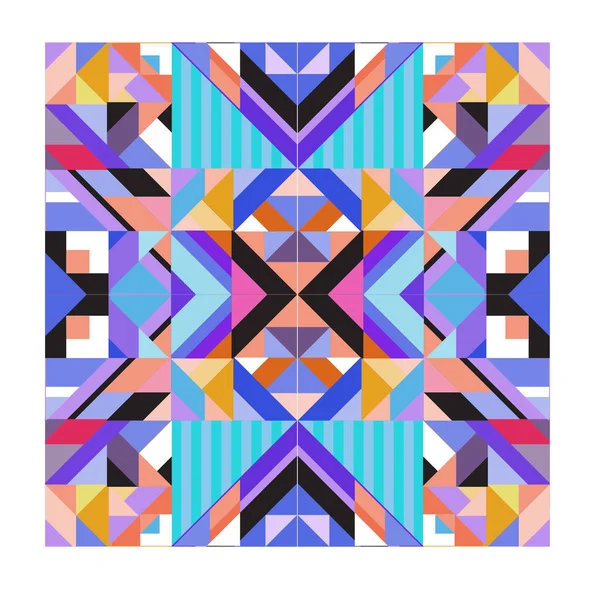 Trendy geometrik kaleydoskop öğeleri memphis tebrik kartları tasarımı. Retro tarzı doku, desen ve öğeleri. Modern soyut tasarım poster ve kapak şablonu