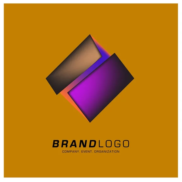 Διάνυσμα Απλή Γεωμετρική Λογότυπο Του Σχεδιασμού — Διανυσματικό Αρχείο