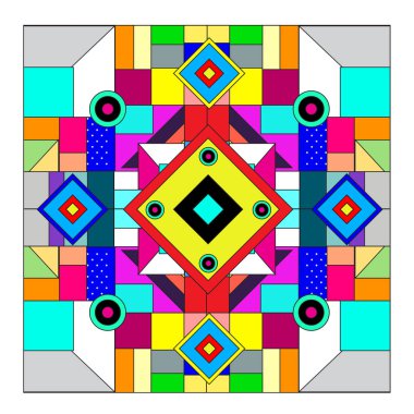 Trendy geometrik vektör çizim öğeleri ve soyut renkli dokular ile. Yaz tatil için poster, kart, broşür ve tanıtım şablon tasarlayın. Moda sanat baskı ve arka plan.