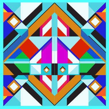 Trendy geometrik vektör çizim öğeleri ve soyut renkli dokular ile. Yaz tatil için poster, kart, broşür ve tanıtım şablon tasarlayın. Moda sanat baskı ve arka plan.