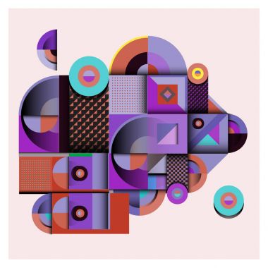 Modaya uygun curvy geometrik memphis öğeleri renkli bir tasarım. Retro 90s doku, desen ve öğeleri tarzı. Modern soyut kültür arka plan tasarımı ve kapak şablonu.