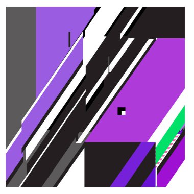 Trendy geometrik öğeleri memphis desen. Retro tarzı doku, desen ve öğeleri. Borneo Endonezya kültür modern soyut tasarım