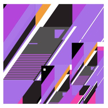 Trendy geometrik öğeleri memphis desen. Retro tarzı doku, desen ve öğeleri. Borneo Endonezya kültür modern soyut tasarım