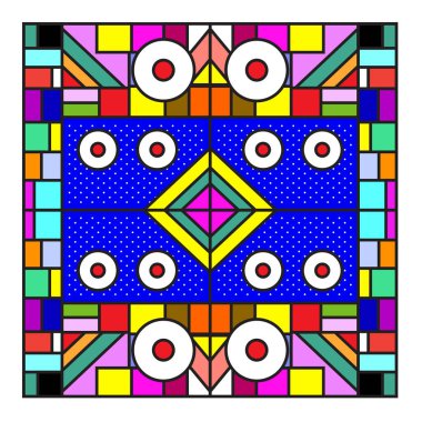 Trendy geometrik vektör çizim öğeleri ve soyut renkli dokular ile. Yaz tatil için poster, kart, broşür ve tanıtım şablon tasarlayın. Moda sanat baskı ve arka plan.