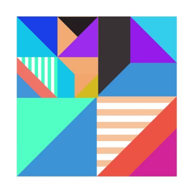 Trendy geometrik kaleydoskop öğeleri memphis tebrik kartları tasarımı. Retro tarzı doku, desen ve öğeleri. Modern soyut tasarım poster ve kapak şablonu