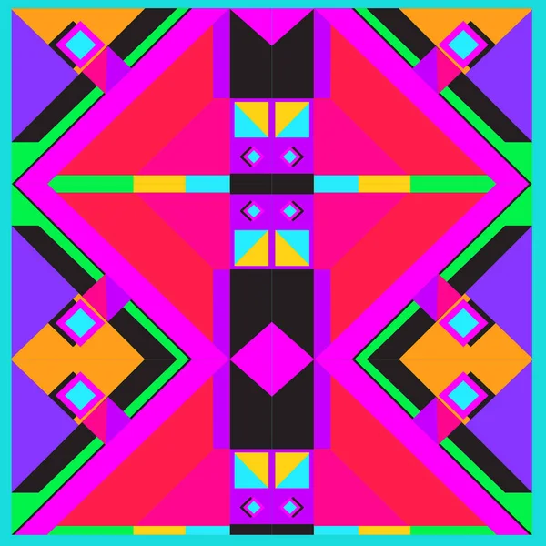 Illustration Vectorielle Géométrique Tendance Avec Des Éléments Des Textures Abstraites — Image vectorielle
