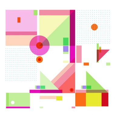 Trendy geometrik öğeleri memphis tasarımı renkli ve parlak. Retro 90s doku, desen ve öğeleri tarzı. Modern arka plan tasarımı ve kapak şablonu.