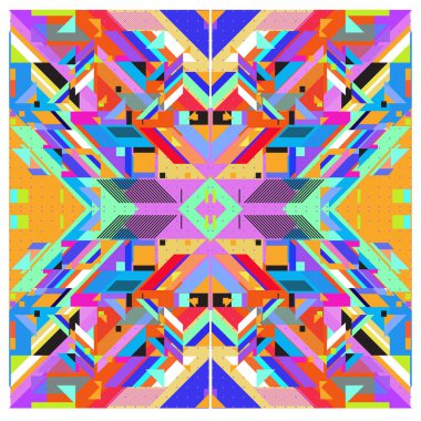 Trendy geometrik öğeleri memphis desen. Retro tarzı doku ve öğeleri. Modern soyut tasarım poster ve kapak şablonu