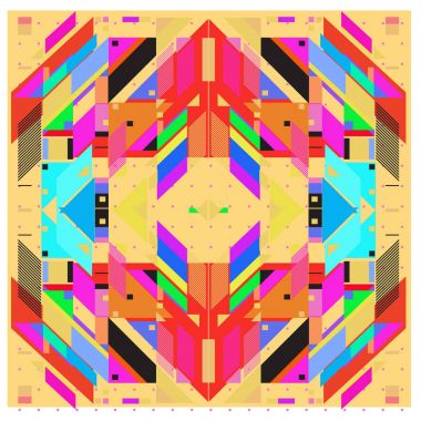 Trendy geometrik öğeleri memphis desen. Retro tarzı doku ve öğeleri. Modern soyut tasarım poster ve kapak şablonu