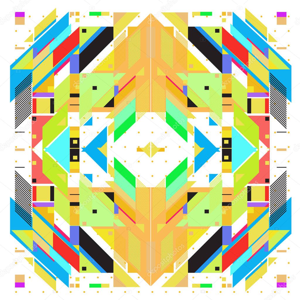 vector illustration abstract tribal background pattern