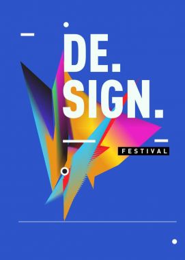 Vektör ve üçgen geometrik 3d formları. Modern arka tasarım Festivali afiş için. İleti sunma ya da kimlik düzenler. Grafik şablonu ve fikirler.