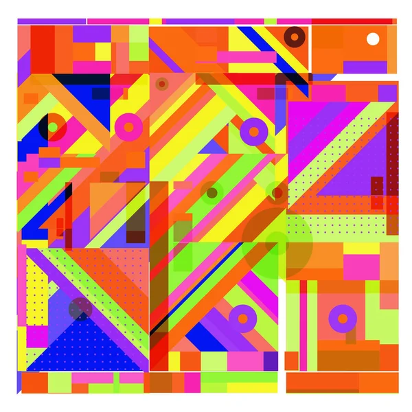 Модні Геометричні Елементи Дизайну Вітальних Листівок Ретро Стиль Текстури Візерунок — стоковий вектор