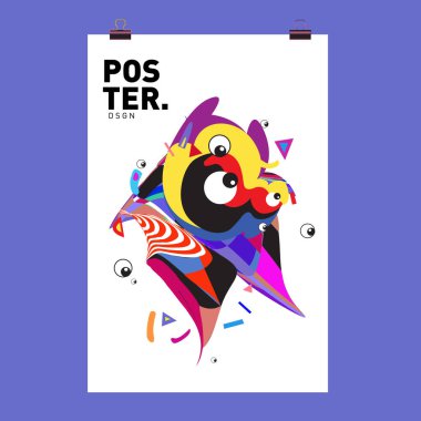 Soyut renkli curvy sıvı kapak, poster. Kabarcık şekillerin düzeni tasarım kompozisyon ve şablon.