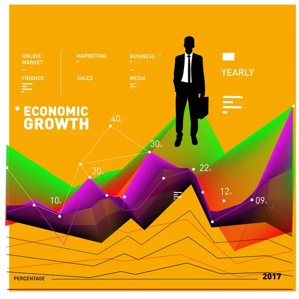 Ilustración Vectorial Aplicaciones Móviles Marketing Digital Cartel Aplicaciones Diseño Dinámico — Archivo Imágenes Vectoriales