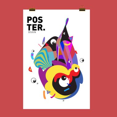 Soyut renkli curvy sıvı kapak, poster. Kabarcık şekillerin düzeni tasarım kompozisyon ve şablon.