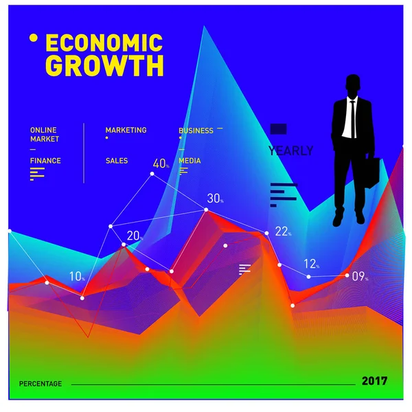 Ilustración Vectorial Aplicaciones Móviles Marketing Digital Cartel Aplicaciones Diseño Dinámico — Archivo Imágenes Vectoriales