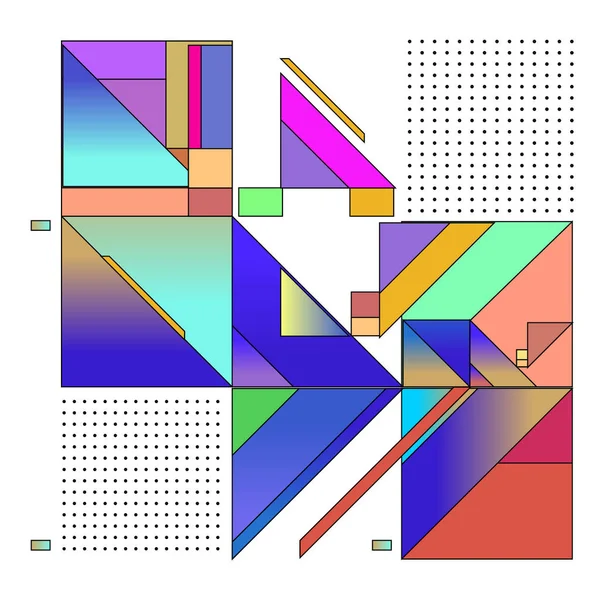 Vecteur Formes Triangulaires Géométriques Fond Abstrait Bannière Information Moderne Pour — Image vectorielle