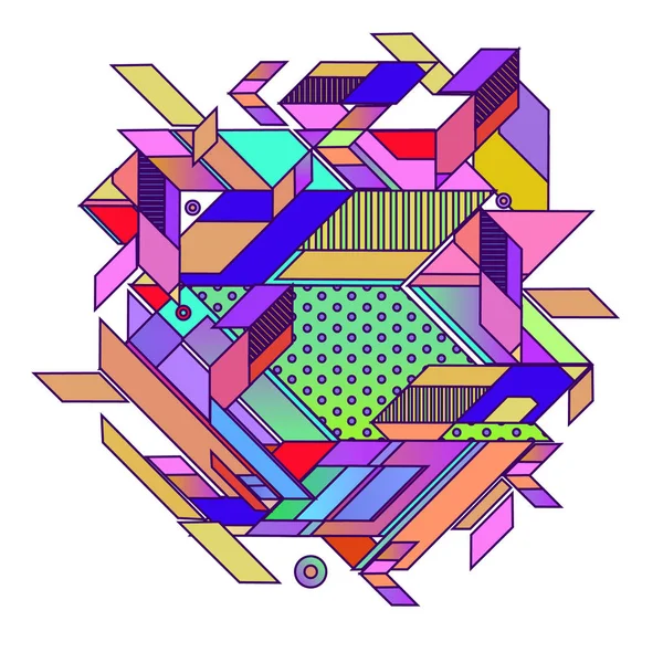 Vektor Trojúhelníku Geometrických Tvarů Moderní Informační Banner Abstraktní Pozadí Plakátu — Stockový vektor