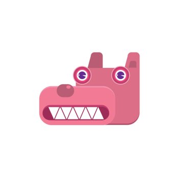 Vektör çizim sevimli köpek için logo, simge ve rozeti