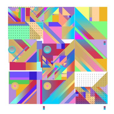 Vektör üçgen geometrik 3d formları. Modern bilgi afiş poster, ileti sunumlar veya kimlik düzenleri için arka. Grafik şablonu ve fikirler.