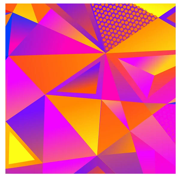 Trendy Geometric Elements Memphis Greeting Cards Design Retro Style Texture — Stock Vector
