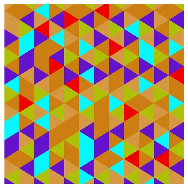 Vetor Abstrato Cubo Geométrico Triângulo Padrão Colorido Angular Plano Fundo — Vetor de Stock