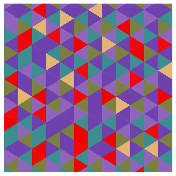抽象的な幾何学的なキューブと三角形角カラフルなパターン ベクトル レイアウト デザインとポスターの背景 — ストックベクタ
