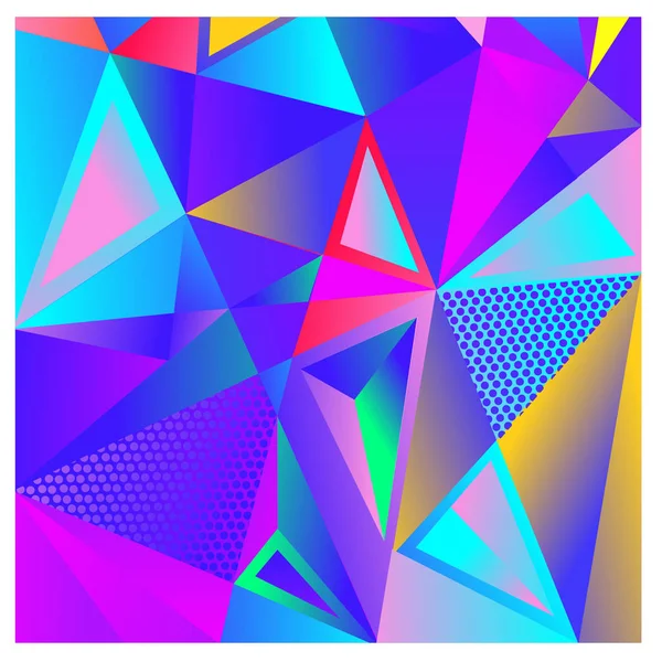 Eléments Géométriques Tendance Memphis Conception Cartes Vœux Texture Style Rétro — Image vectorielle