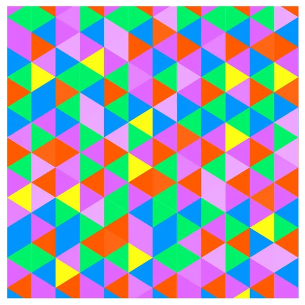 Vector Abstracte Geometrische Kubus Driehoek Hoekige Kleurrijke Patroon Achtergrond Voor — Stockvector