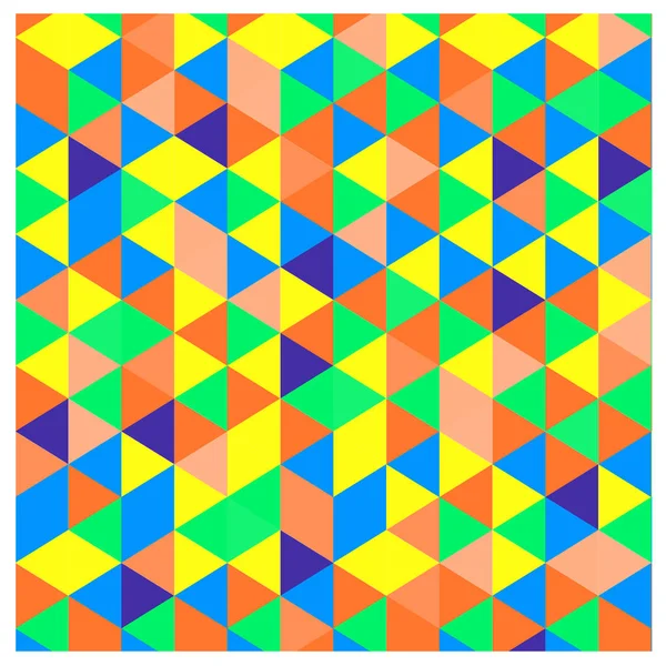 Vecteur Abstrait Géométrique Cube Triangle Angulaire Motif Coloré Contexte Pour — Image vectorielle