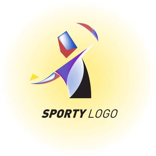 Colorful Dynamic Sport Logo and Icon. Sport Event and Health Activity Design Template.