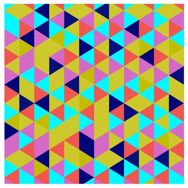 Vecteur Abstrait Géométrique Cube Triangle Angulaire Motif Coloré Contexte Pour — Image vectorielle