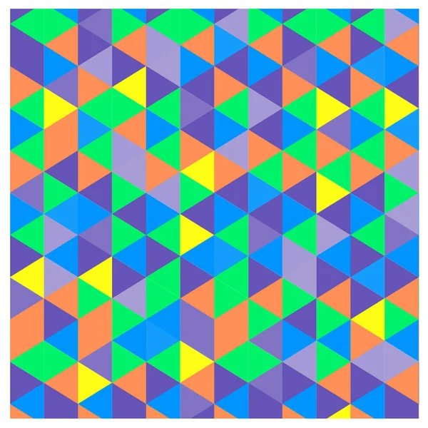 Vecteur Abstrait Géométrique Cube Triangle Angulaire Motif Coloré Contexte Pour — Image vectorielle