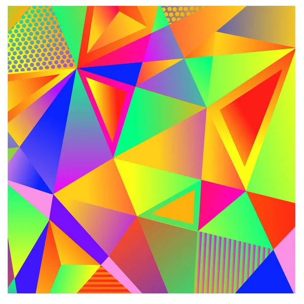 Trendige Geometrische Elemente Prägen Das Design Der Grußkarten Textur Muster — Stockvektor