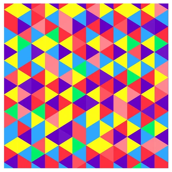 Vecteur Abstrait Géométrique Cube Triangle Angulaire Motif Coloré Contexte Pour — Image vectorielle