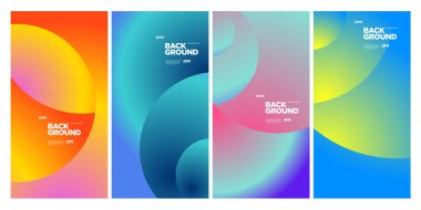 Vektör Renkli Etnik Geometrik Desen Arkaplanı Ayarlandı. Banner, Poster, Kapak, Paketleme Şablonu için Desen Arkaplan Resimleri. - Vektör